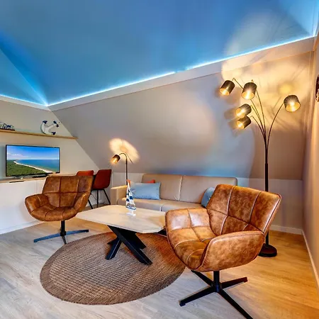 公寓 Duenenhaeuser Unserusedomde Ca80qm Mit Privater Sauna Und Kamin Parkplatz Direkt Am 8i3 *